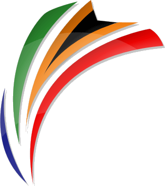 Fifa World Cup 2014 Logo Design - South African Flag Designs (327x368)