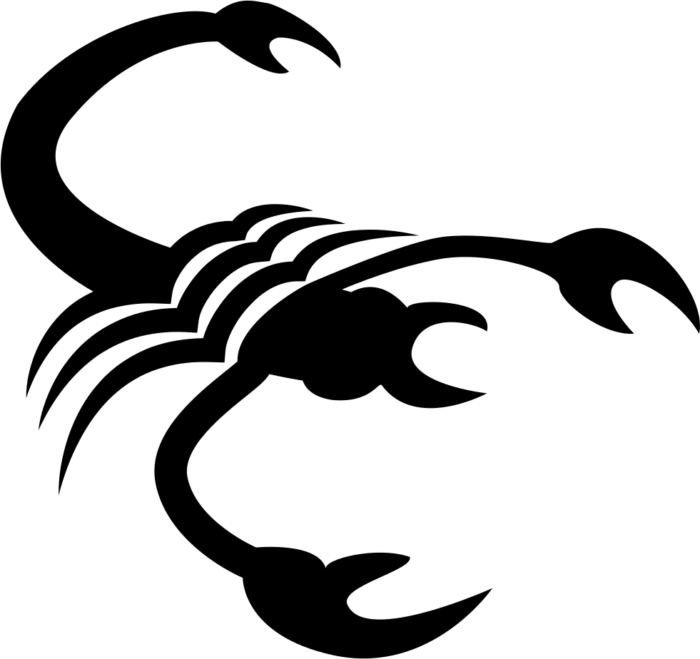 Scorpio Clipart Svg - Scorpio Symbol (981x924)