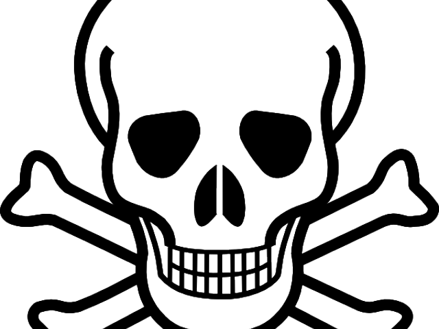 Toxic Clipart Logo - Simple Tattoo Designs Skull (640x480)