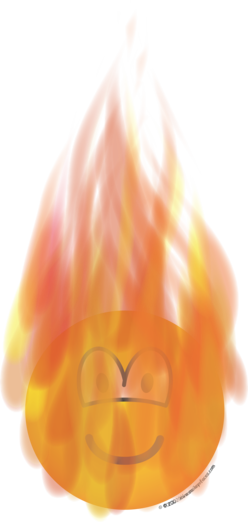 2" Emoji Stickers - Pumpkin (248x522)
