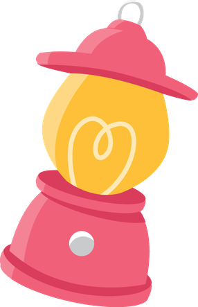 Zwd Tubing Girl2 - Camping Lantern Clipart (286x443)