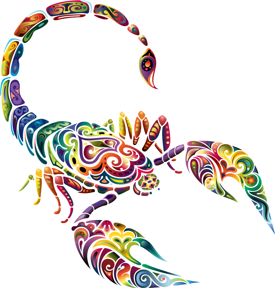 Scorpio Zodiac Astrological Sign Astrology Horoscope - Tattoo Scorpion A Color (1000x1000)