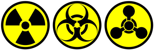 Bottle Of Poison Isolated On White Background Royalty - Chemical Weapon Logo Png (640x239)