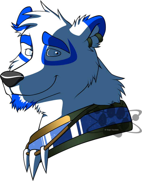 [headshot] Nanook The Atlantean Bear By Toxic The Werewolf - Cartoon (600x765)