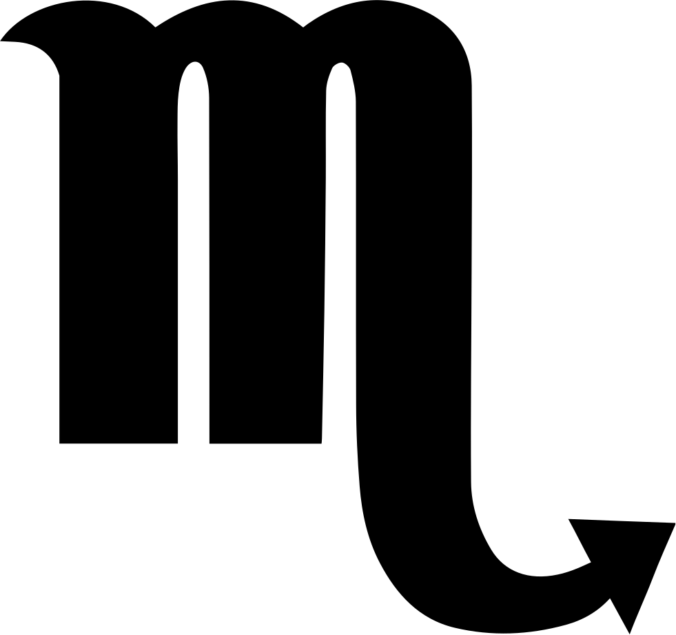 Scorpio Astrological Sign Comments - Scorpio Sign No Background (981x921)