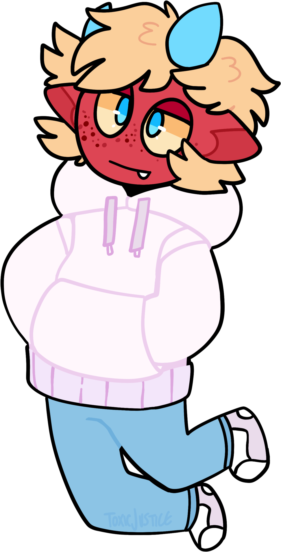 Floaty Boy By Toxic-justice - Cartoon (1280x2125)