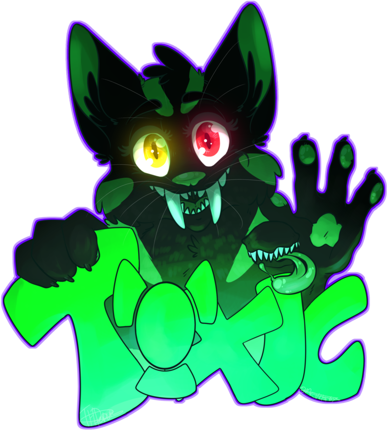 [commission] Toxic Badge By Tigerheartthedeputy - Cartoon (801x997)