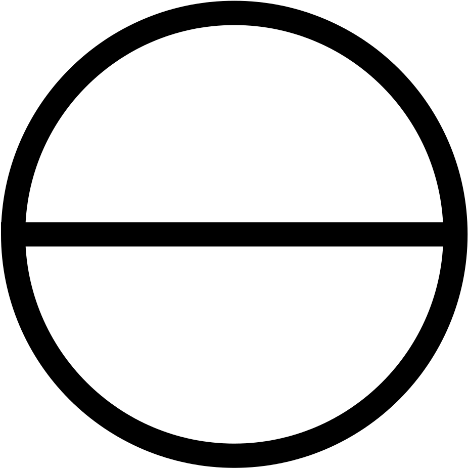 Round symbol. Кружочек символ.