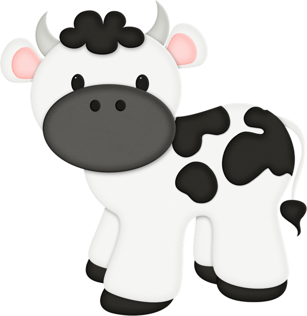 Clip Art - Fazendinha Vaca (603x621)