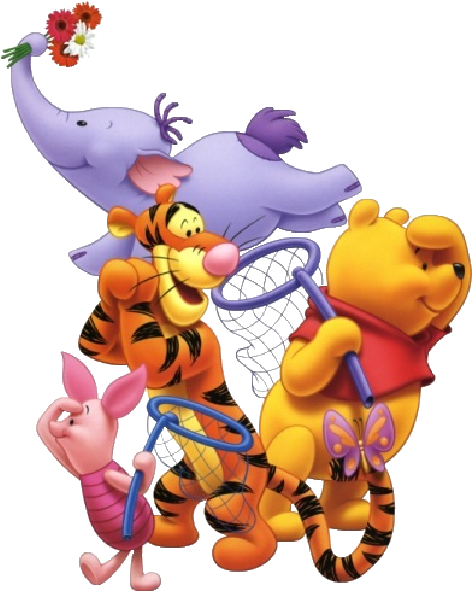 Winnie Pooh And Friends (600x600)