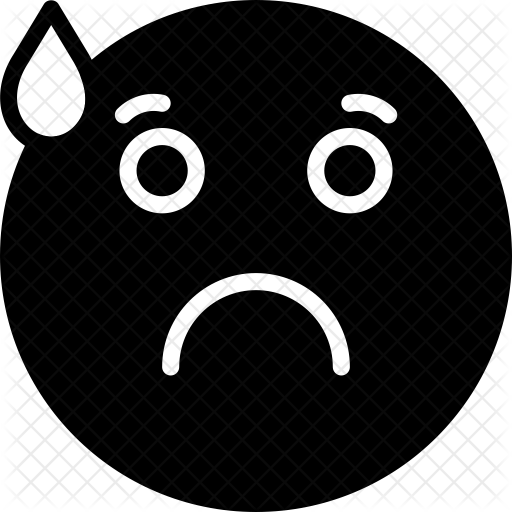 Worried Icon - Emoji (512x512)