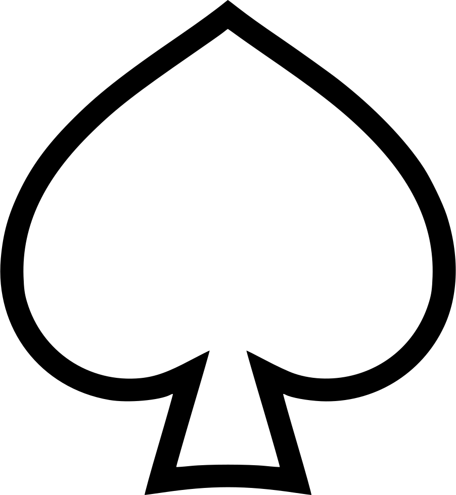 Spades Comments - Ace Of Spades Shape (902x980)
