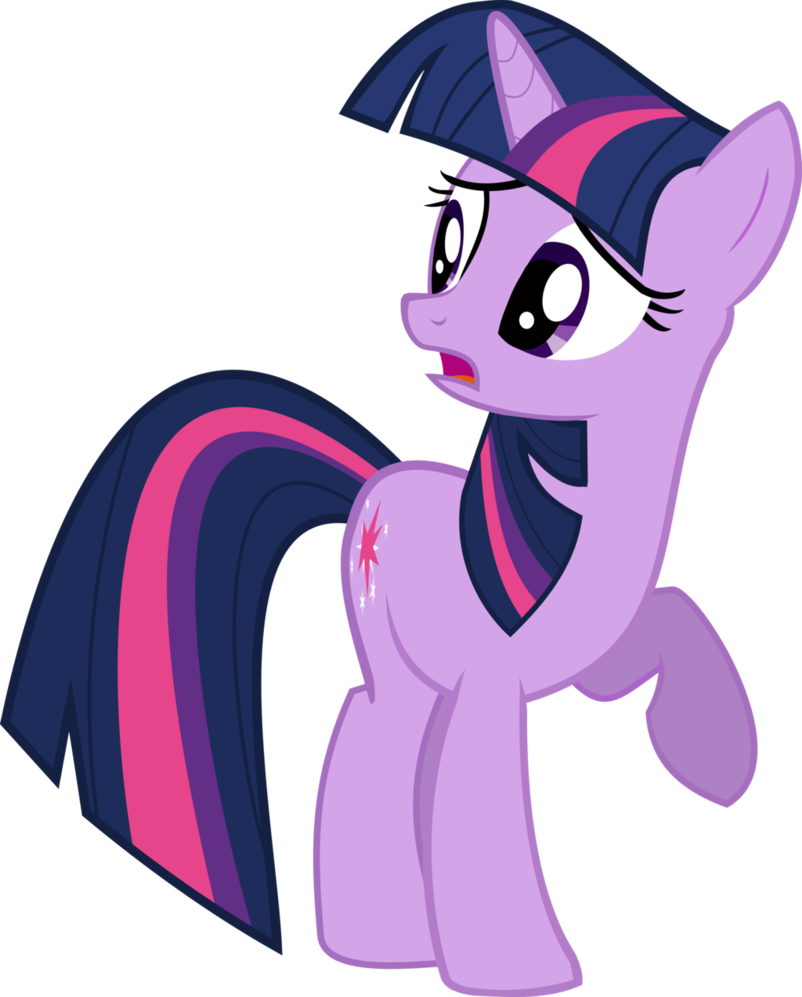Twilight Sparkle With A Cute Worry Face By Kmacmcglikesart - Little Pony Friendship Is Magic (802x997)