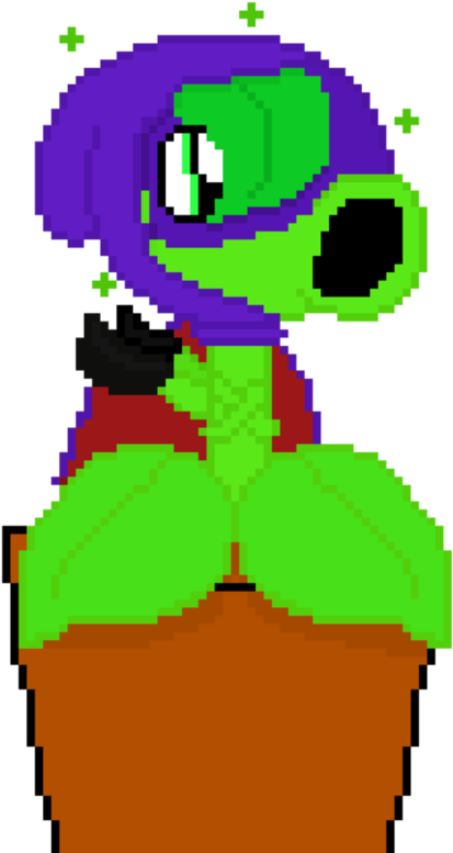 Smol Toxic Pea By Tyrantrumflare - Cartoon (894x894)