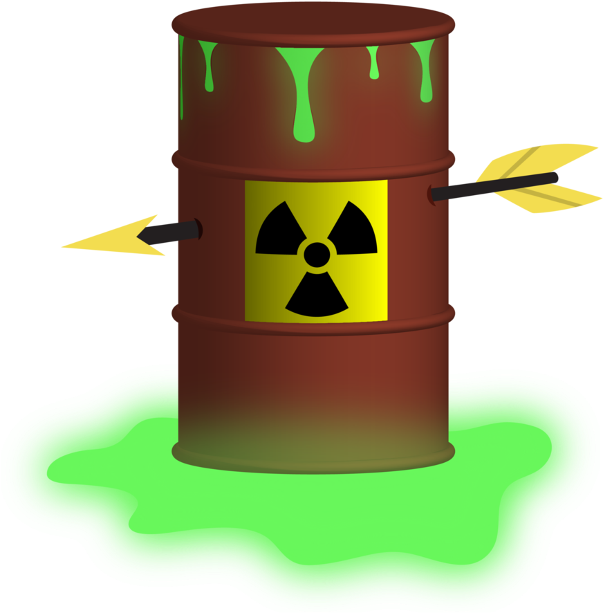 Toxic Arrow's Cutie Mark [request] By Lahirien - Radiation Symbol (881x907)