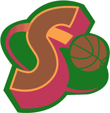 未知 - Seattle Sonics Logo 1996 (385x396)