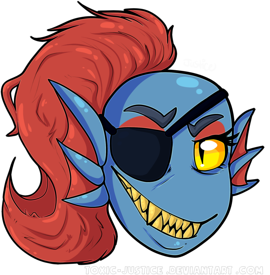 Undyne By Toxic-justice - Cartoon (894x894)