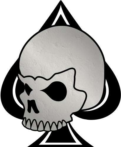 The Spades Air Detachment - Skull (500x500)