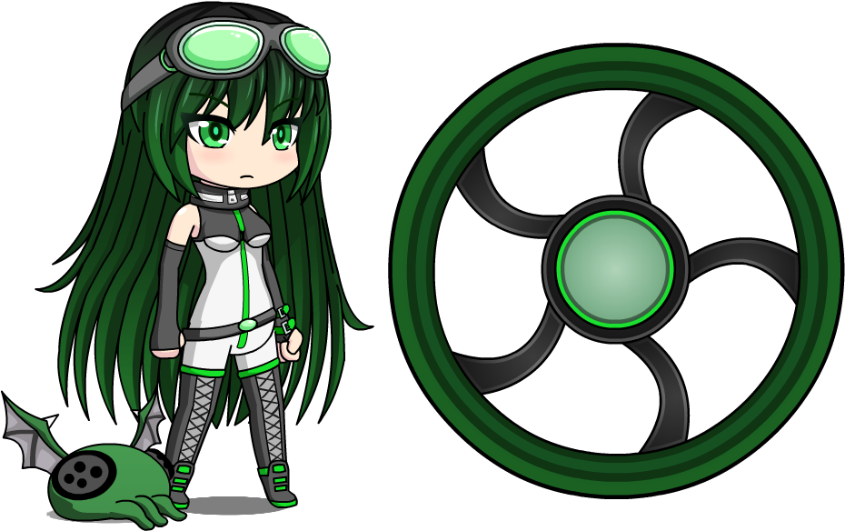 Toxic Carolina [anime Fidget Spinner] By Lunimegames - Anime Fidget Spinner Gacha (1008x645)