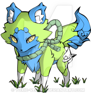 Fox Adopt - Cartoon (400x367)