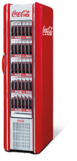 Retro Coca Cola Fridge - Coca Cola Refrigerated Cooler (400x400)
