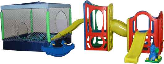 Piscina De Bolinhas Com Playground - Playground Com Piscina De Bolinha (530x300)