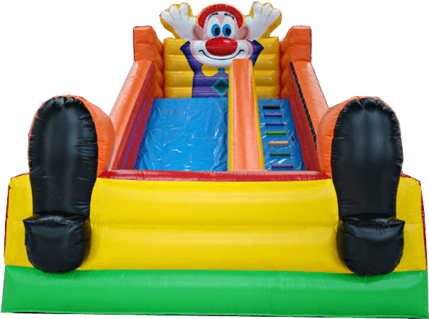 Большой Надувной Батут-горка «арлекин» - Inflatable (610x610)