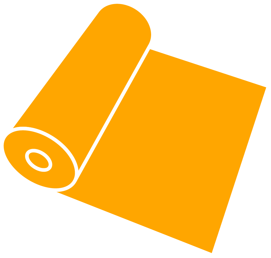 Easyweed Stretch Heat Transfer Vinyl, 15" Roll - Orange Left Arrow Png (947x900)