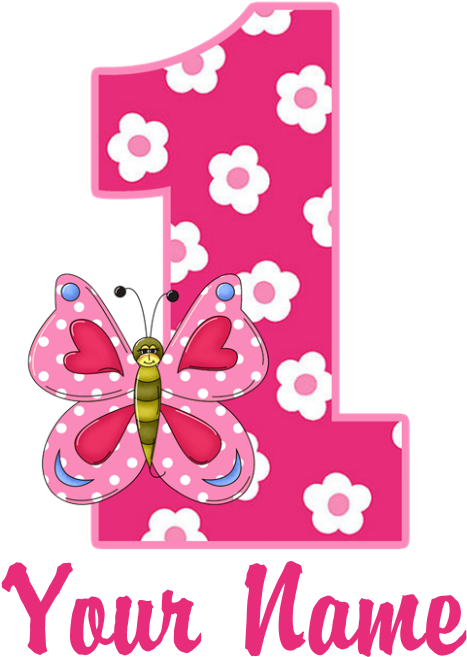 First Birthday Butterfly Bib By - 1st Birthday Png Hd (700x700)