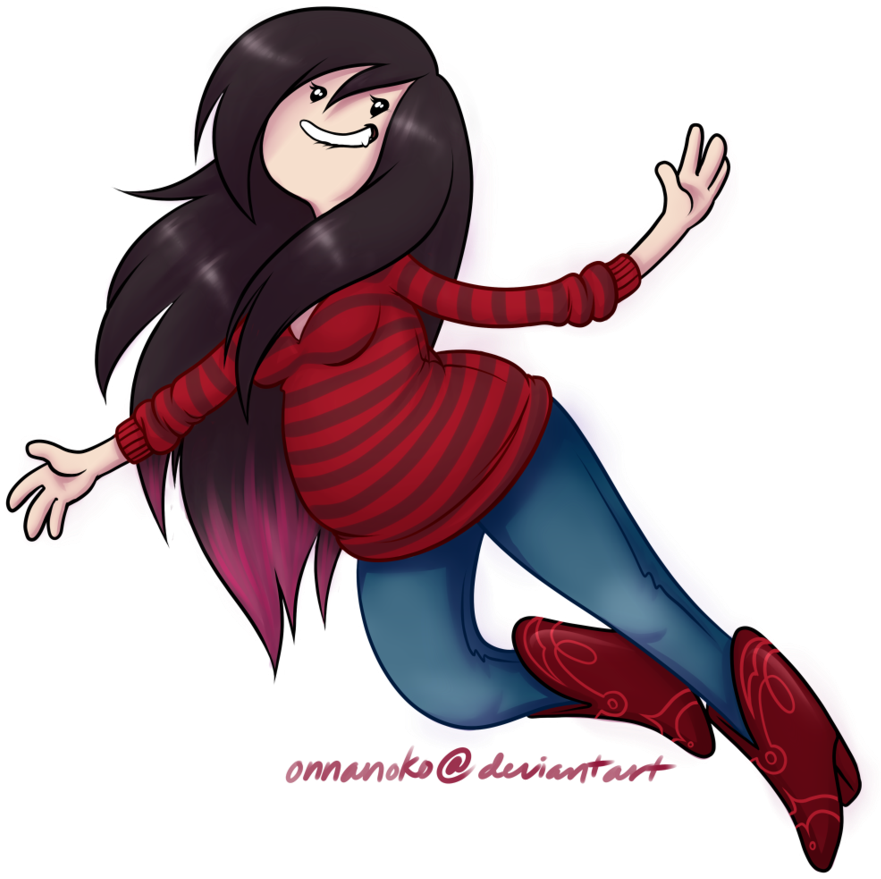 I'm The Vampire Queen For Halloween By Onnanoko - Adventure Time Marceline Fat (894x894)