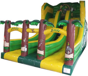 Jungle Twin Lane Mega Slide - Playground Slide (300x400)