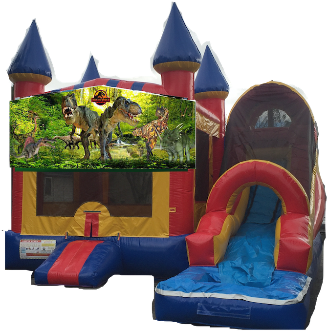 Combo Castle Super Big Front Jurassic Park $200 - Inflatable (1024x768)