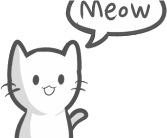 Think Positive, Stay Happy - Cute Easy Cats To Draw (497x281)