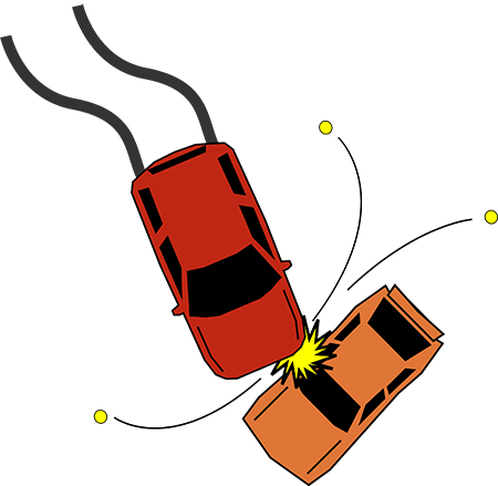 Six Vehicles Accident On I-79 - Cartoon Car Accident Gif (770x750)