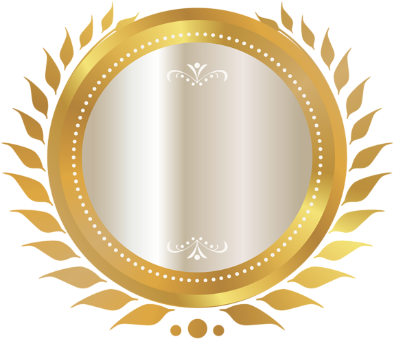 Diseños Para Tarjetas, Armar, Realeza, Personalizar, - Gold Vector Seal Png (600x531)