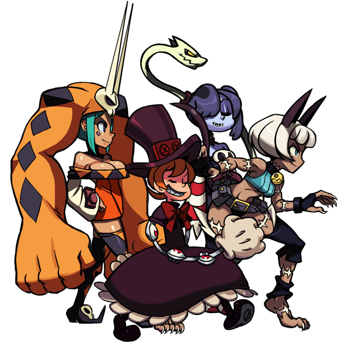 개싸 Skullgirls 2nd Encore Undertale Cartoon Fictional - Skullgirls Gif (743x707)