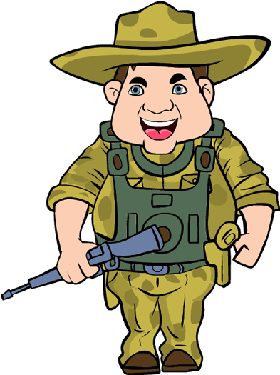 Angry Soldier Cliparts - Soldier Clipart Without Background (600x630)