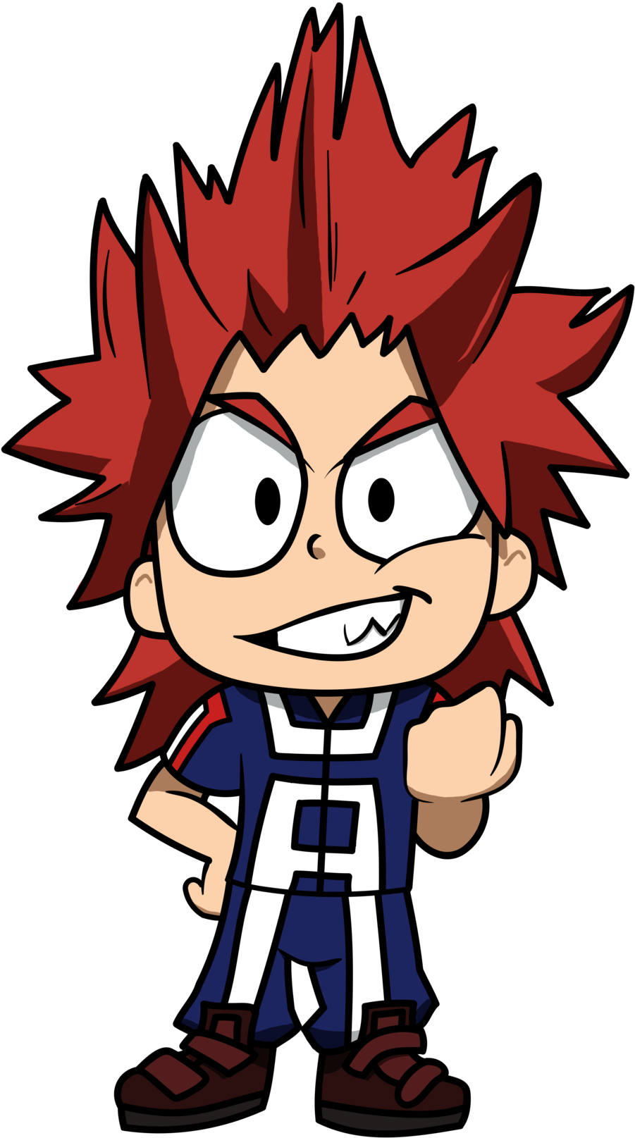 Fan Art Clip Art - Kirishima Png (1024x1690)