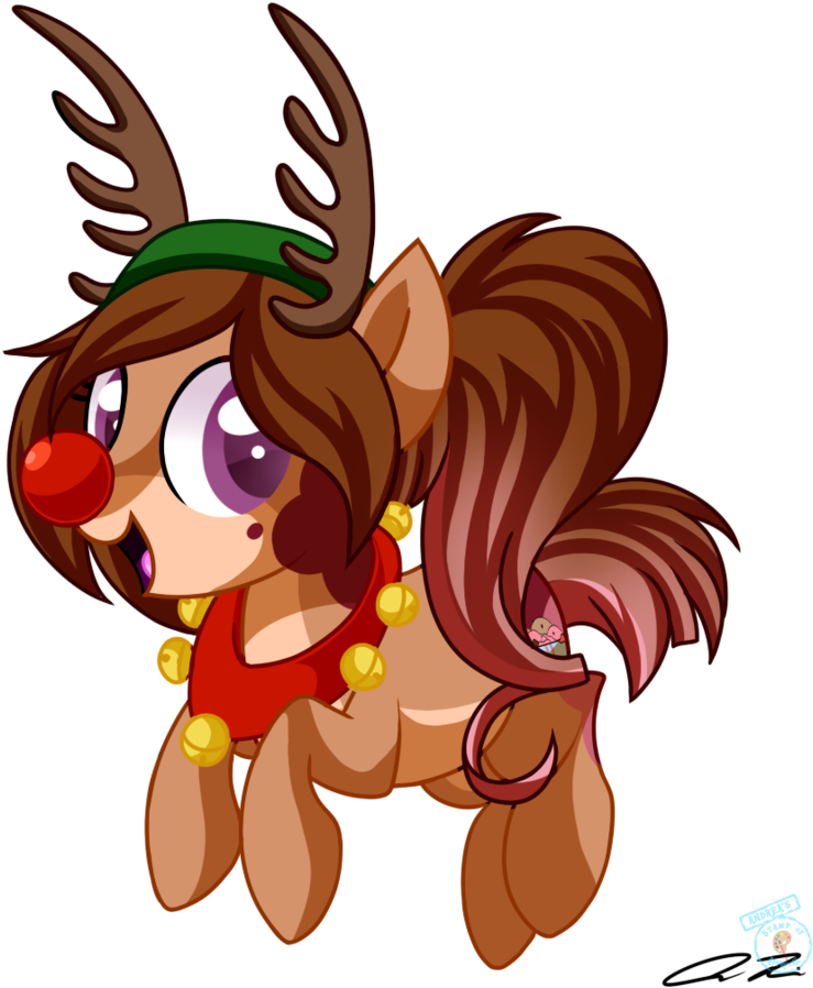 Reindeer By Iheartjapan789 Reindeer By Iheartjapan789 - Cartoon (853x937)