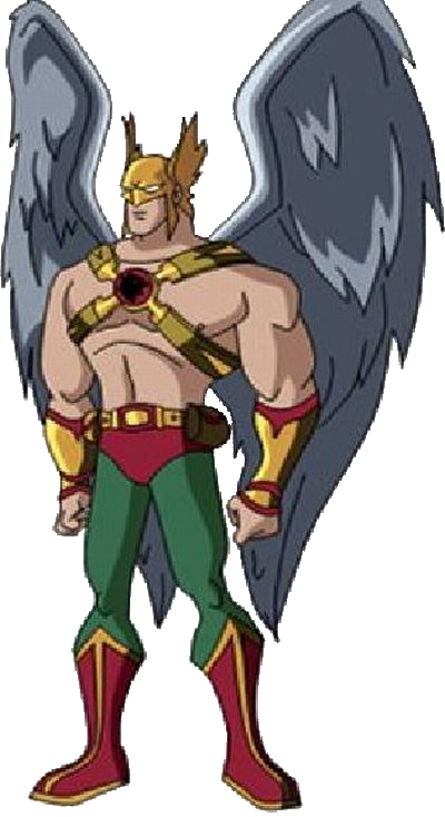 Hawkman Png Image - Hombre Halcon Liga Dela Justicia (400x734)