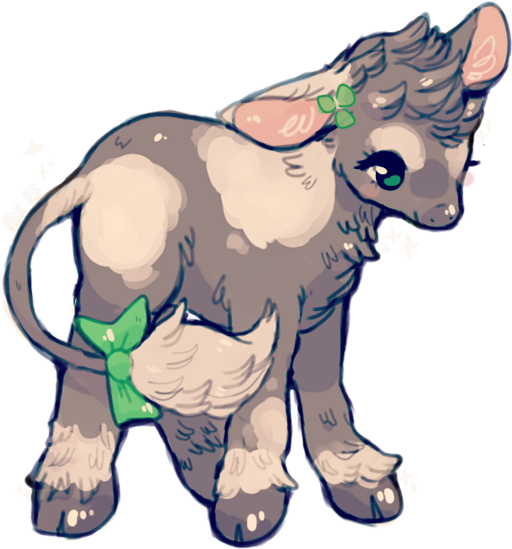 Clover The Calf By Foxtribe - Clover The Calf (640x660)