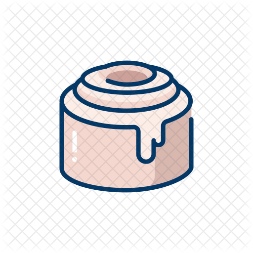 Cinnamon Rolls Icon - Vector Graphics (512x512)