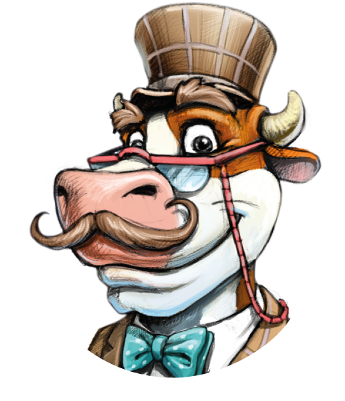 Vintage Cash Cow - Vintage Cash Cow Logo (500x566)