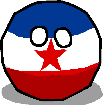 Democratic Federal Republic Of Yugoslaviaball - Countryballs Portugal (500x500)