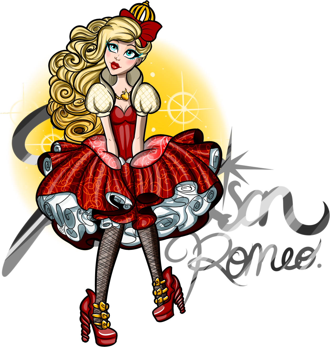 “ And Heres The Final Illustration Of Apple White - Illustration (1280x1383)