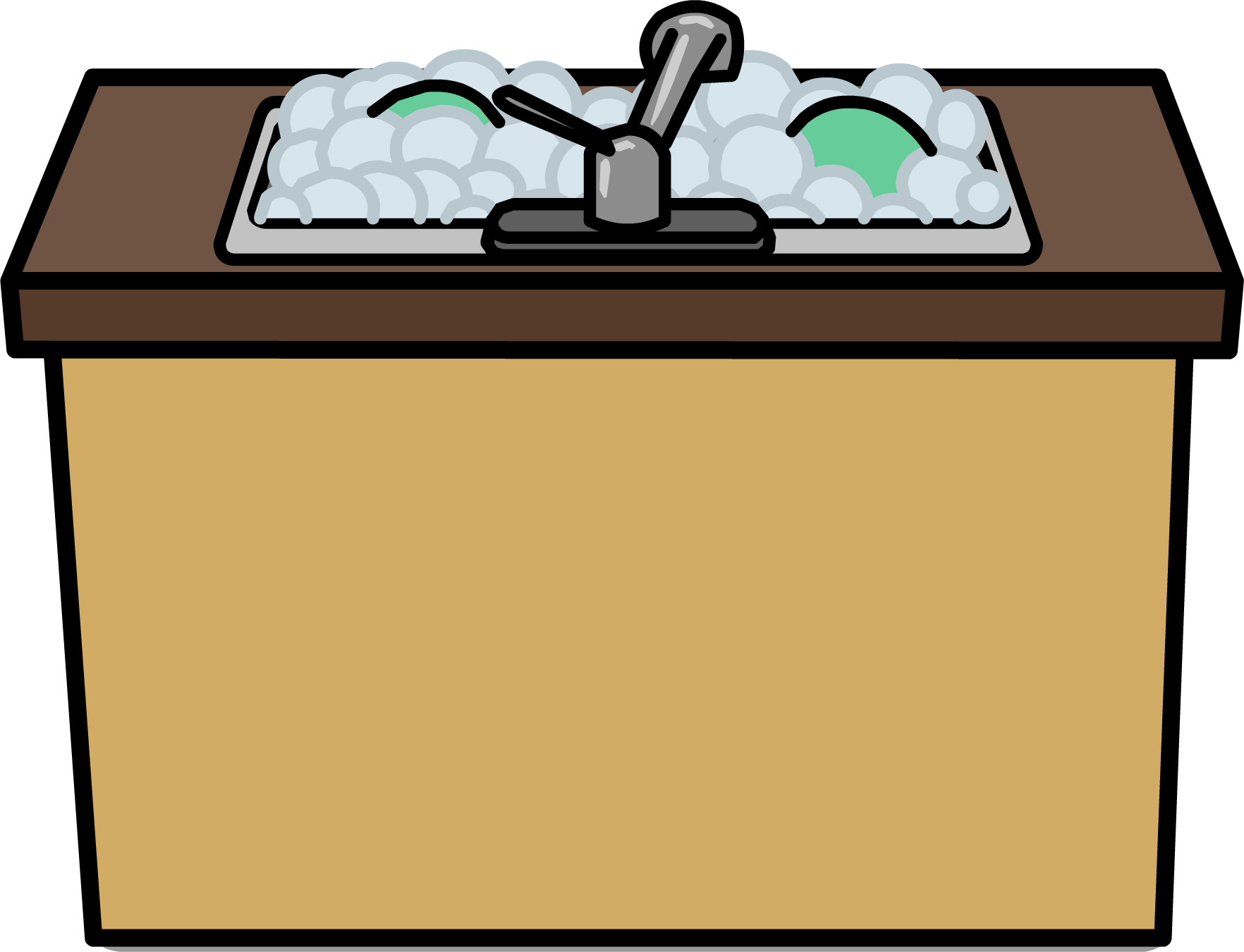 Kitchen Sink Sprite 010 - Sink Clipart (1764x1351)