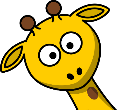 Giraffe Head - Love My Daddy. Popular Saying. Giraffe. - Mouse Pad, (400x377)