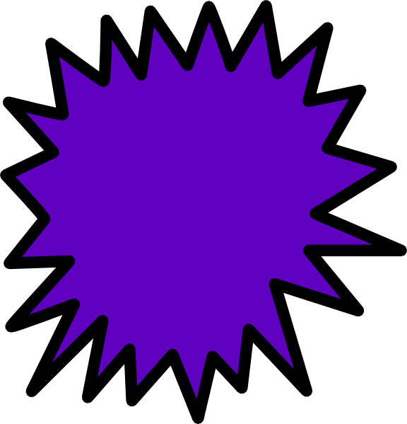 Blue Explosion Clip Art (576x599)