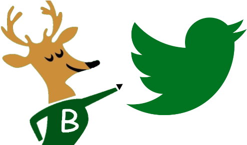 Hear The Deer Twitter - Twitter Logo Vector Png (620x290)