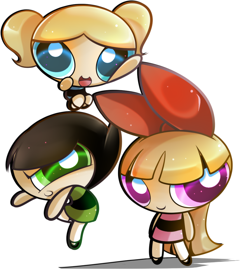Puff Girl - Cartoon Network Big Eye Powerpuff Yourself Rowdyruff (845x946)